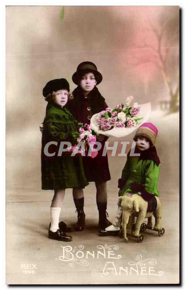 CPA Fantaisie Enfants Elephant 