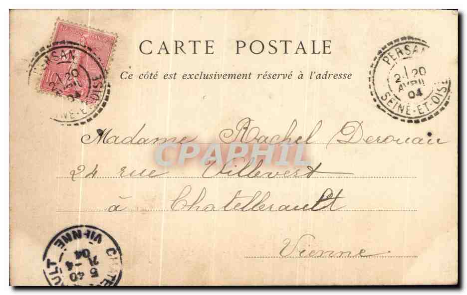 CPA Fantaisie Enfants Saxophone Cuivre Musique — Verso