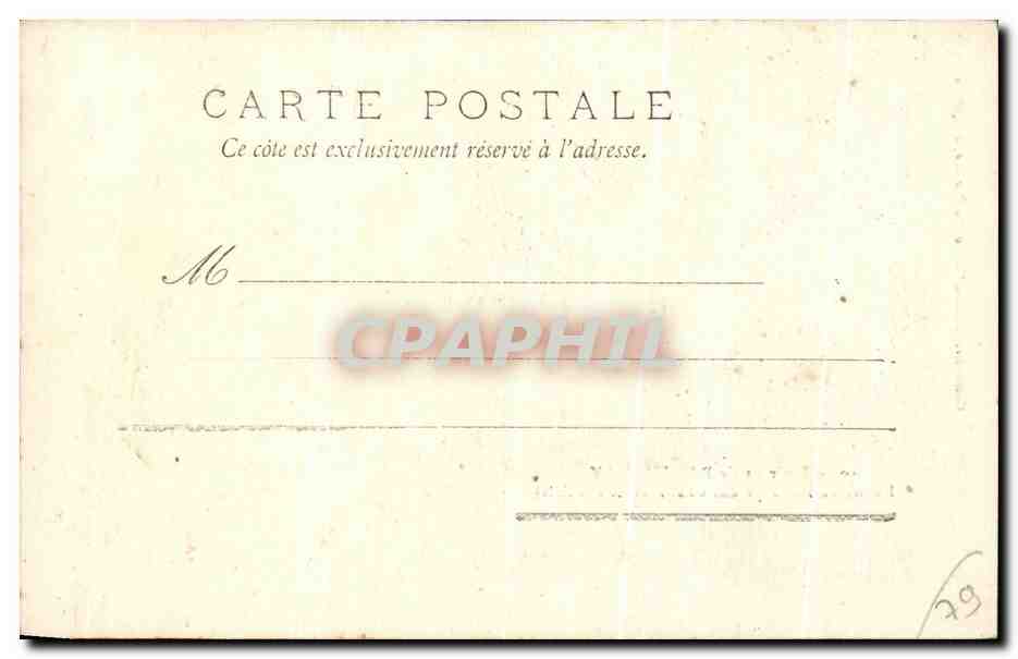 CPA Environs De Parthenay Ruines De l'Abbaye Des Chateliers — Rückseite