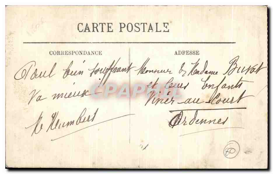 CPA Abbeville L'Eglise St Vulfran — Rückseite