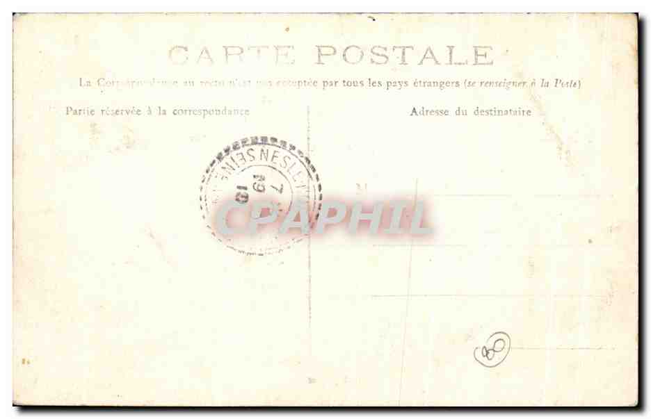CPA Amiens La Hotoie Le Bassin et les llots — Back