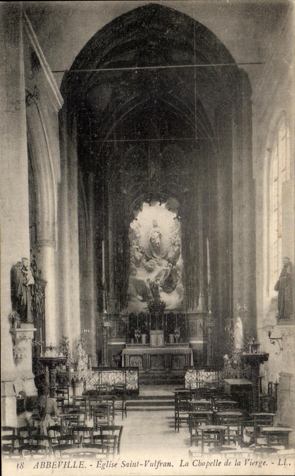 CPA Abbeville Eglise Saint Vulfran La Chapelle de la Vierge