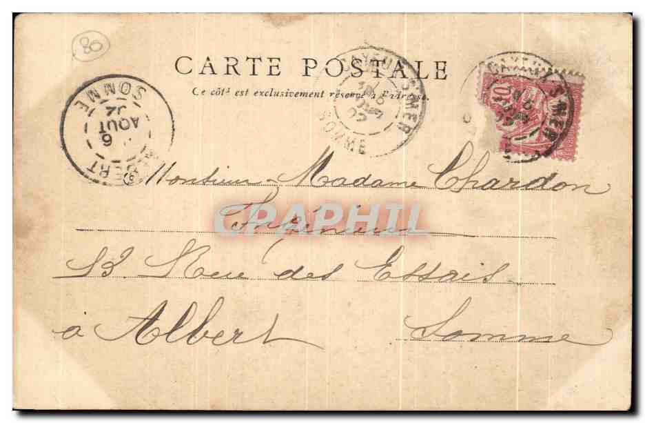 CAYEUX — Le Château de M. Blanc — (Griffon) — Reverso