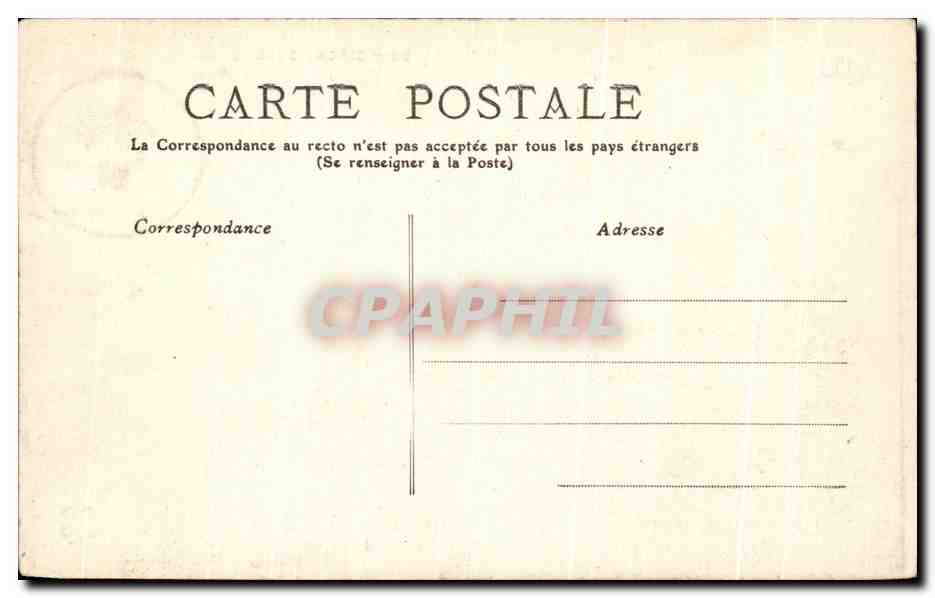 CPA Carcassonne La Cite Eglise St Nazaire — Verso