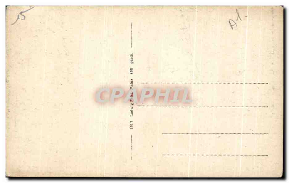 CPA Oppenheim a Rhein Blick vom Ernst Ruprechsturm — Rückseite