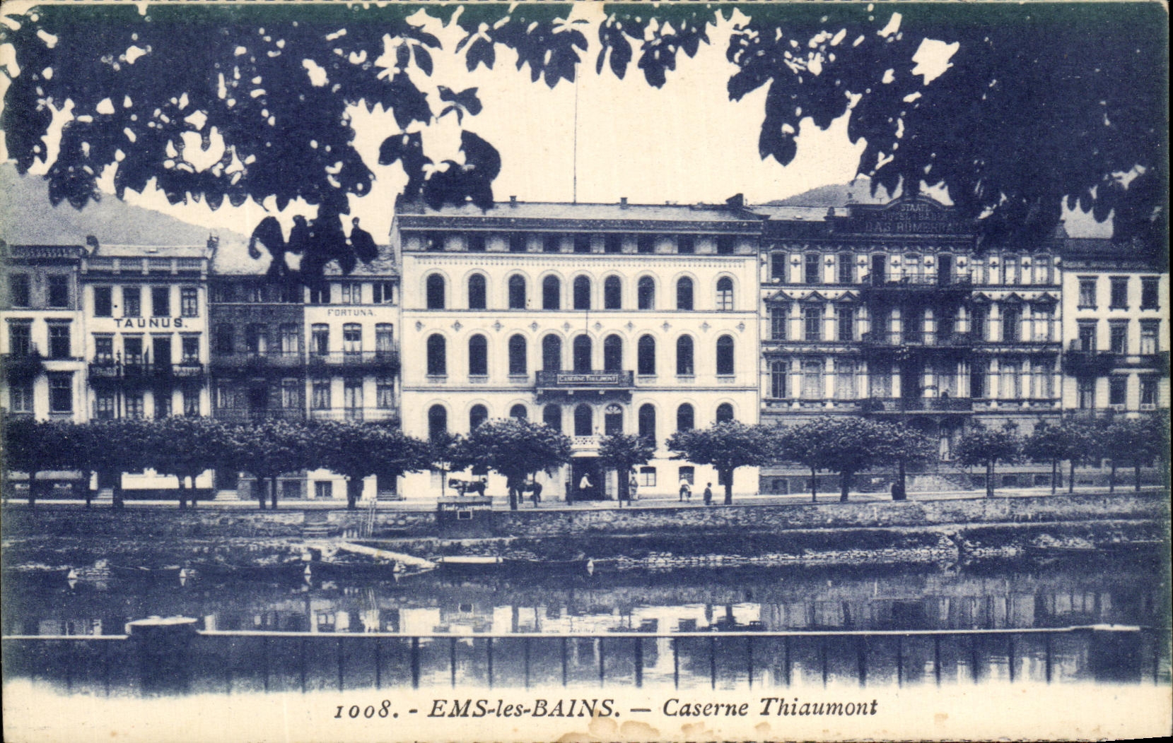 CPA Ems les Bains Caserne Thiaumont Militaria