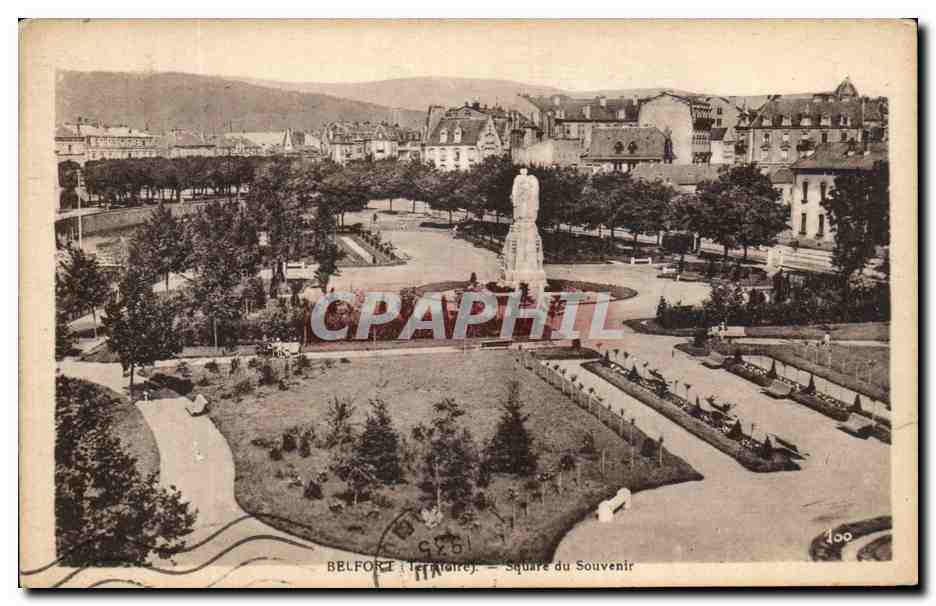 CPA Belfort Square du Souvenir