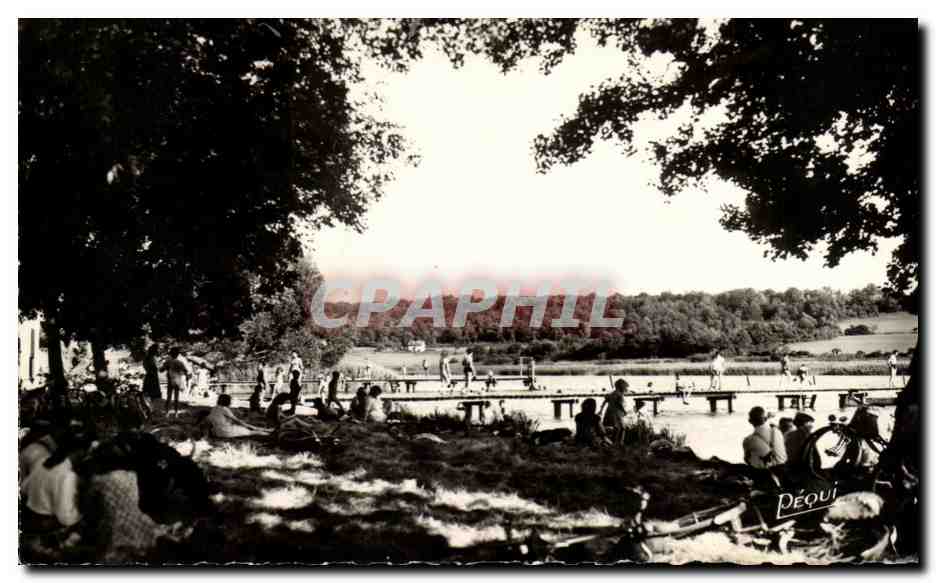 CPSM Belfort L'etang des forges La baignade