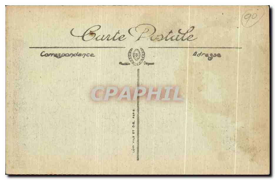 CPA Belfort La Miotte Et La Vallee — Verso