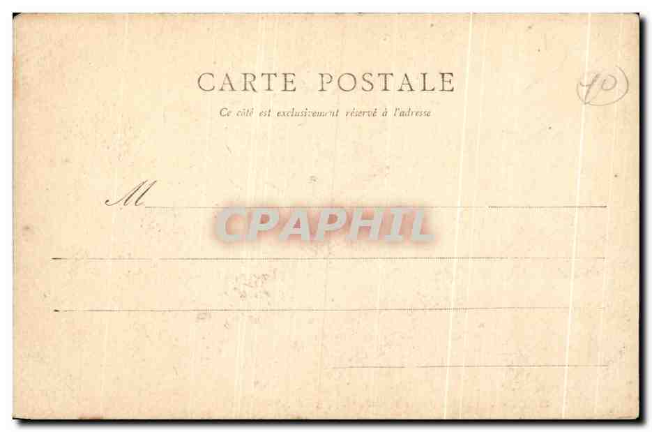 CPA Belfort Tour de la Miotte en 1870 — Verso