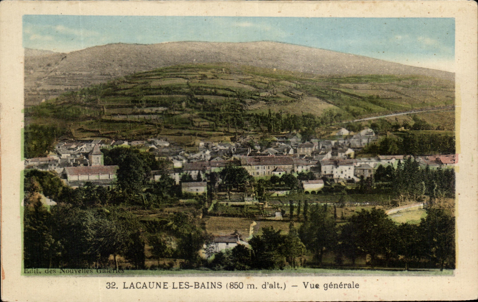 Lacaune-les-Bains (850 m.d'alt.) — Vue générale — Edit. des Nouvelles Galeries, n°32