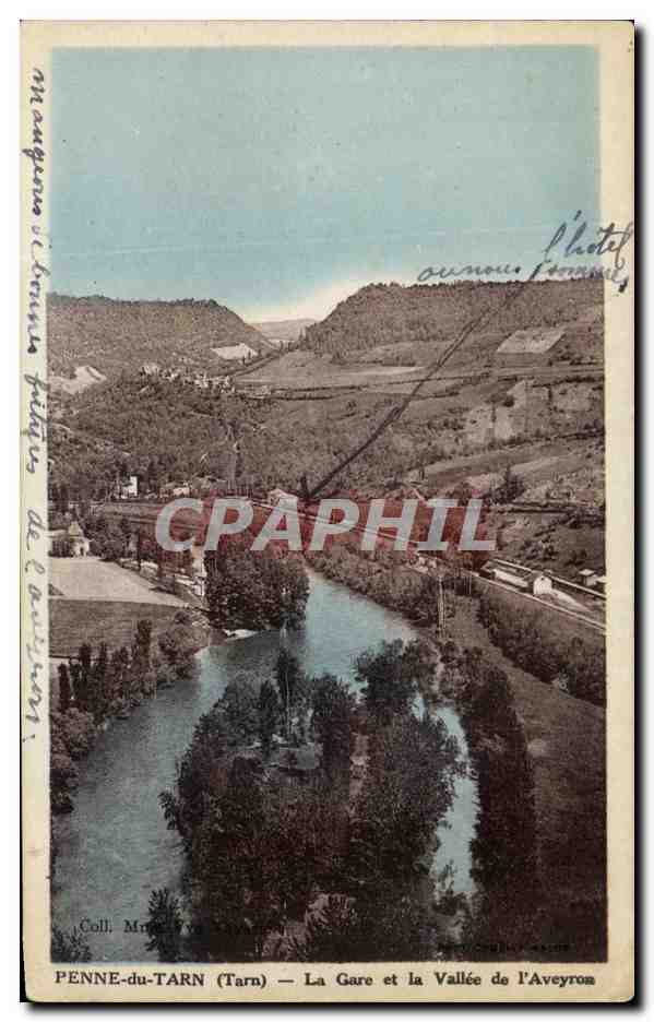 CPA Penne du Tarn La Gave et la Vallee de l'Aveyron