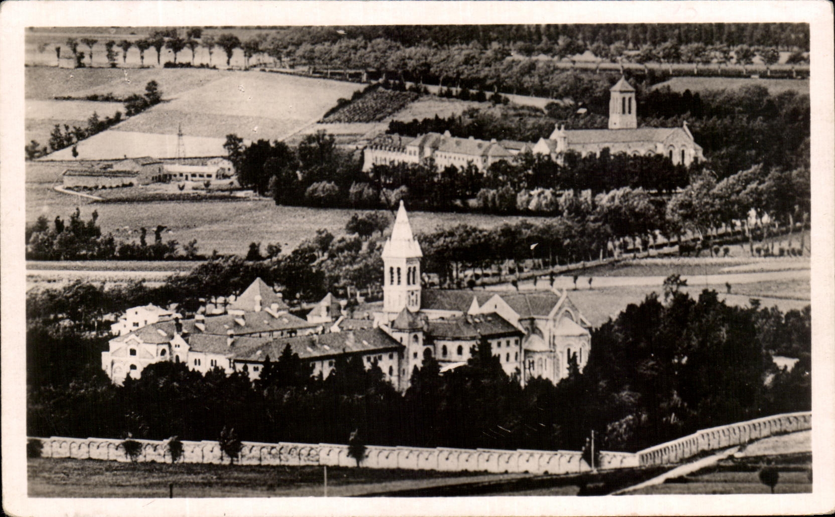 CPA Dourgne (Tarn) Vue Telephotographique des Monasteres prise de la route d'Arfons