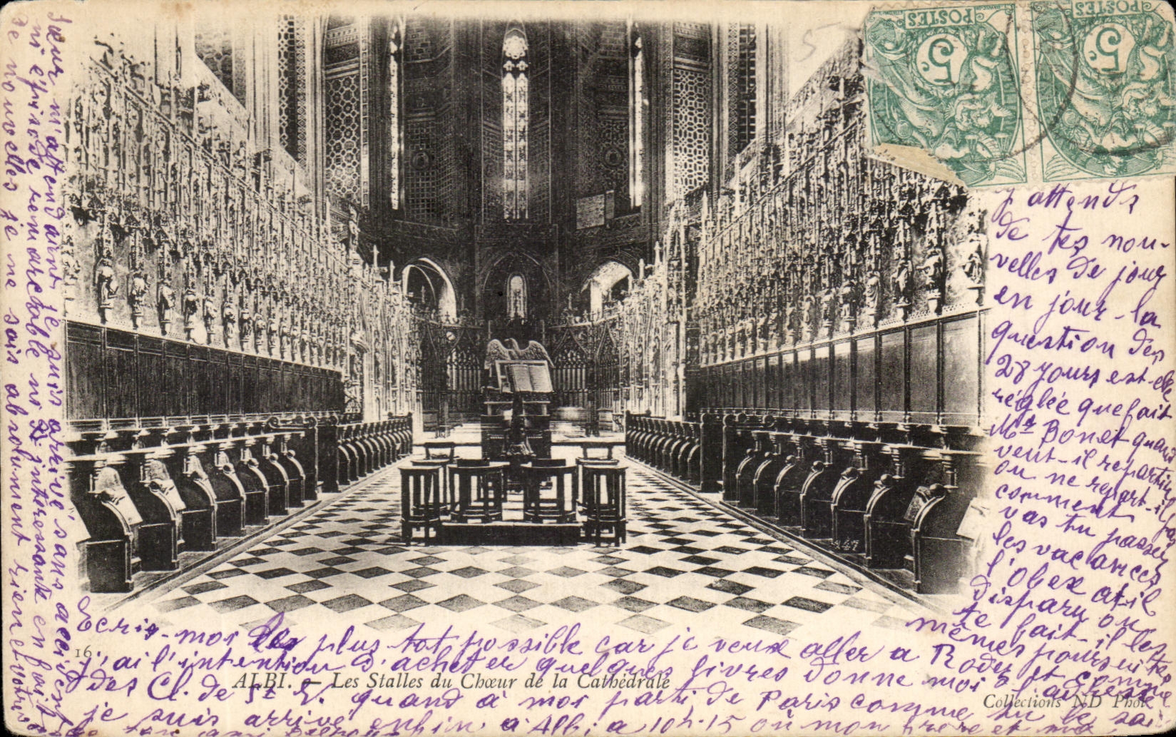 CPA Albi Les Stalles du Chaeur de la Cathedrale
