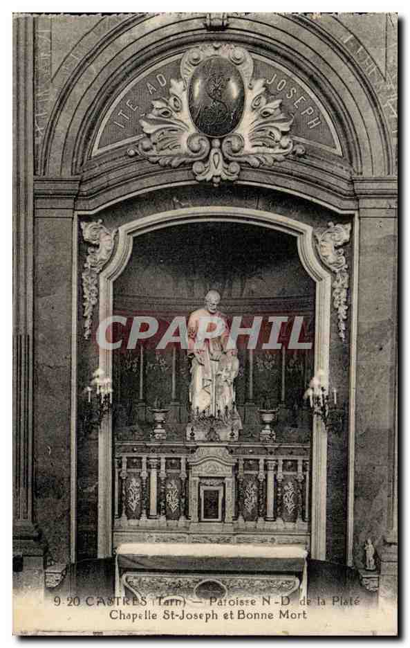CPA Castres (Tarn) Patoisse de la Plate Chapelle St-Joseph et Bonne Mort