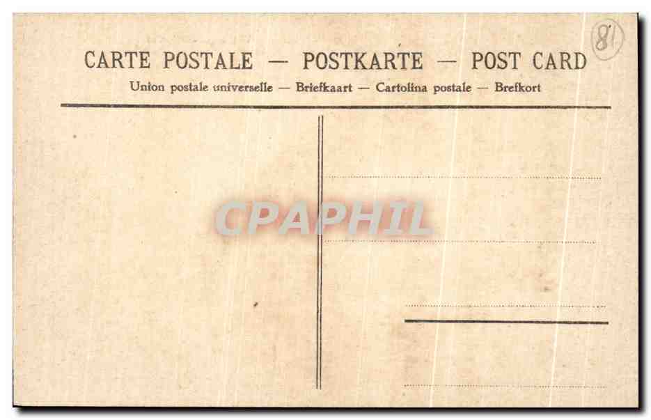CPA Mazamet Village d'Hautpoul — Back