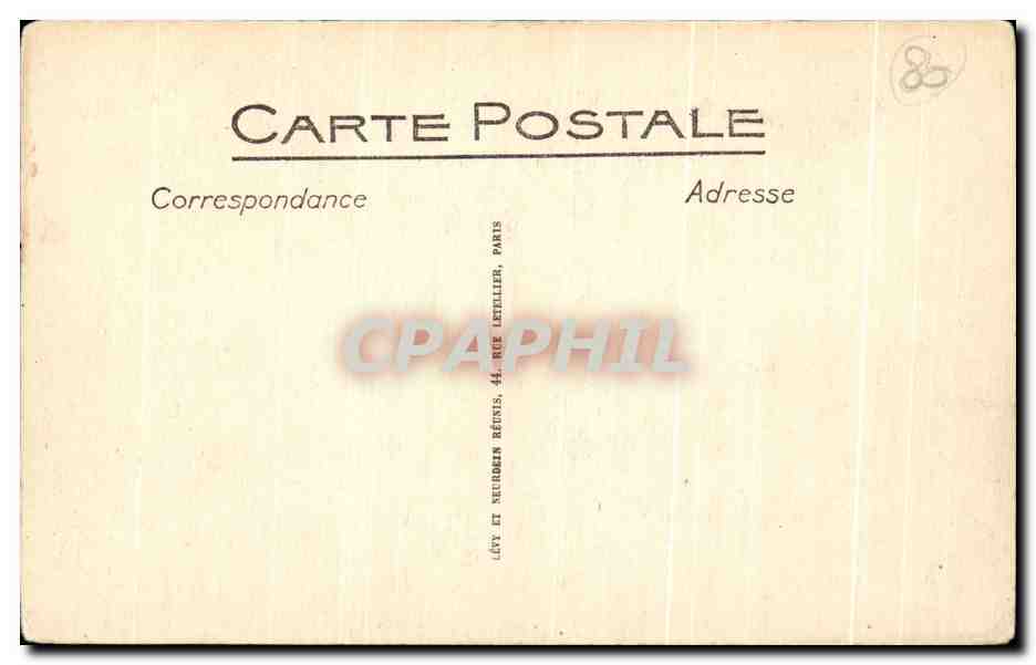 CPA Amiens La Cathedrale les Stalles — Rückseite