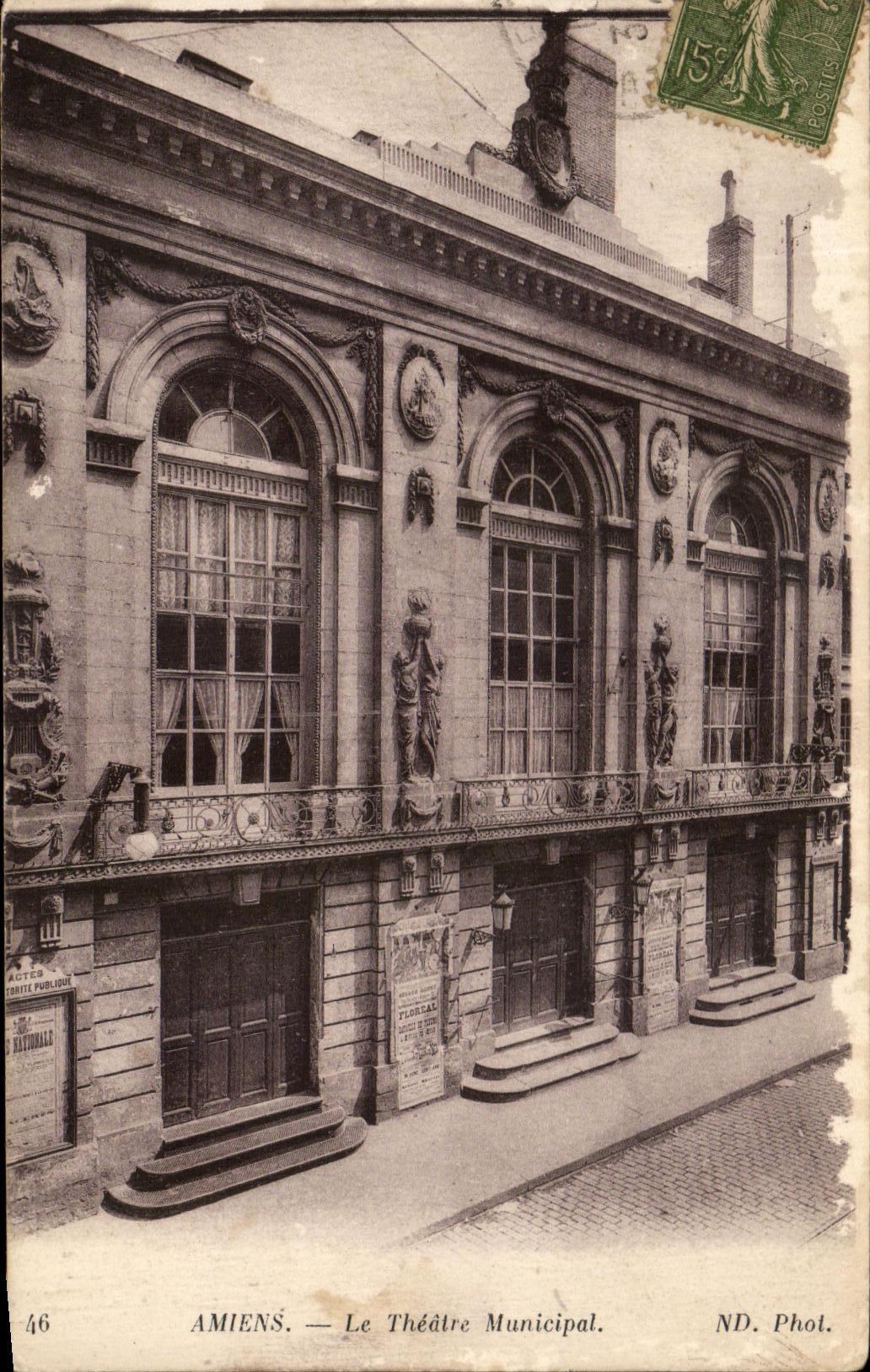 CPA Amiens Le Theatre Municipal