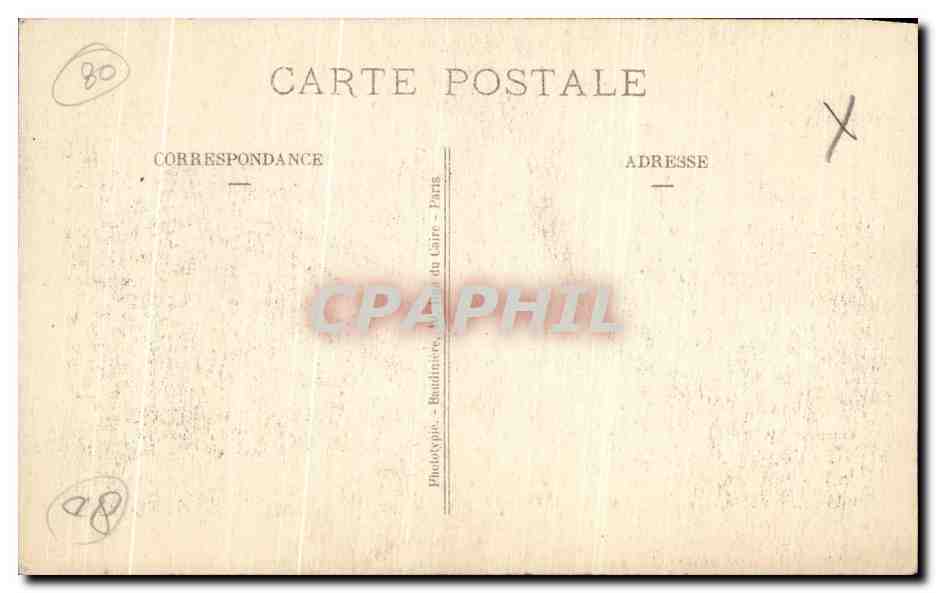 CPA Montdidier Interieur de l'Eglise St Pierre — Back