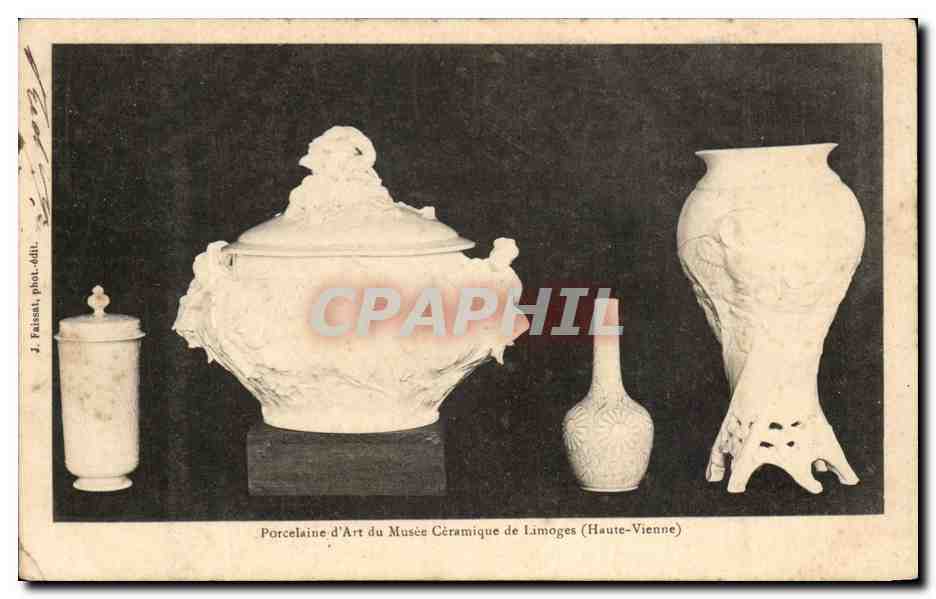 CPA Porcelaine d'Art du Musee Ceramique de Limoges 