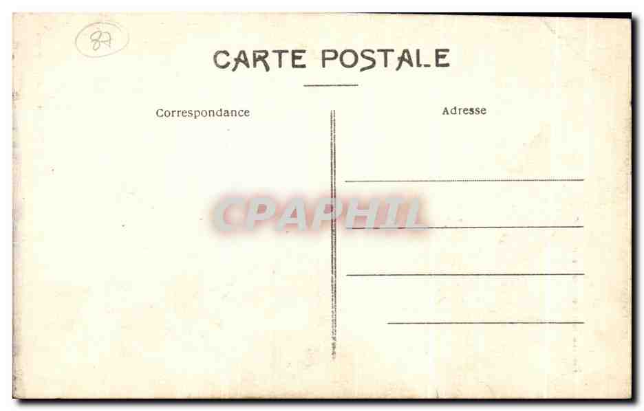 CPA Limoges Fontaine de l'Hotel de Ville — Rückseite