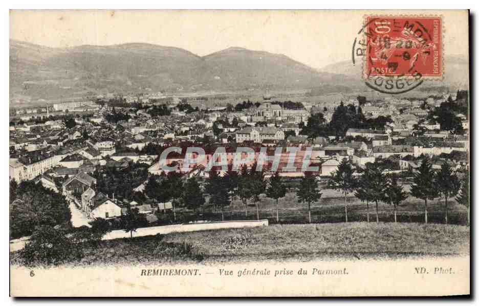 CPA Remiremont Vue Generale Prise du Parmont