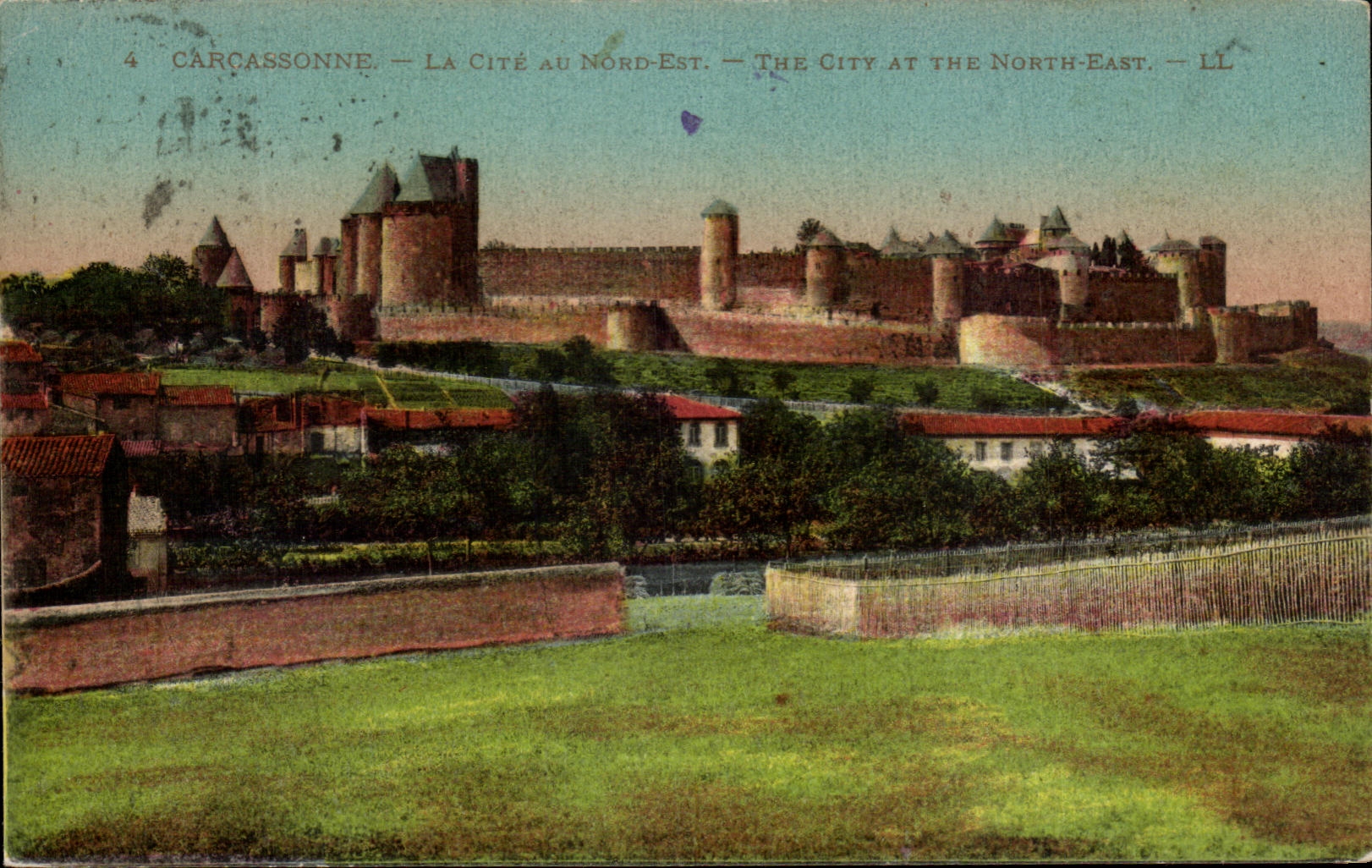 Carcassonne — La Cité au Nord-Est — LL