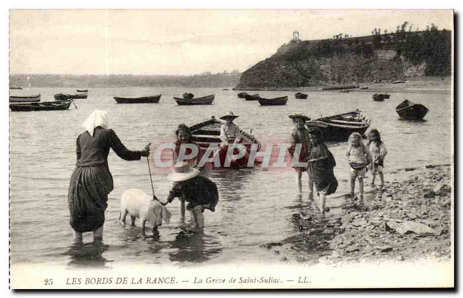 Les Bords de la Rance — La Grève de Saint-Suliac — LL. n°25