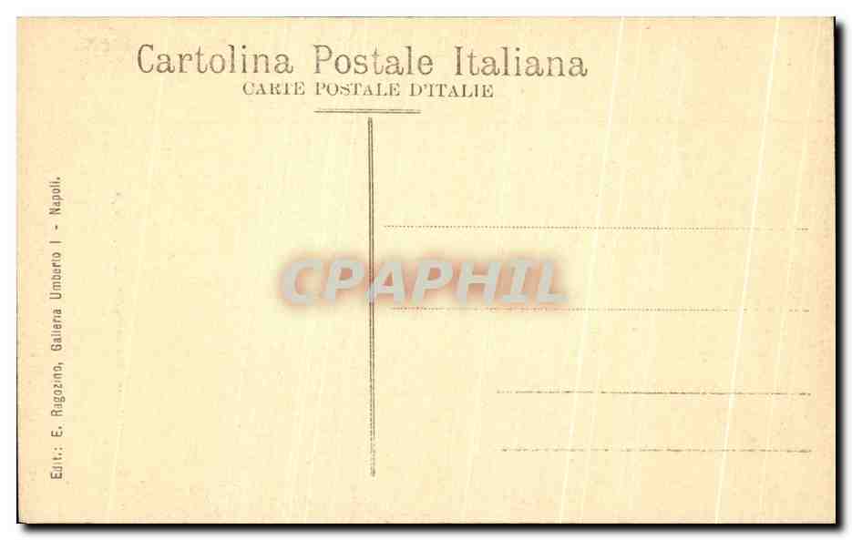 CPA Ercolano Colonnato Della casa Di Argo — Rückseite