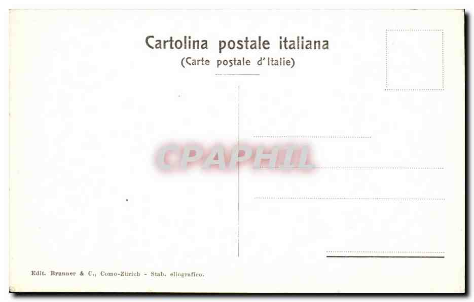CPA Roma Via appia Tomba Di Cotta — Rückseite