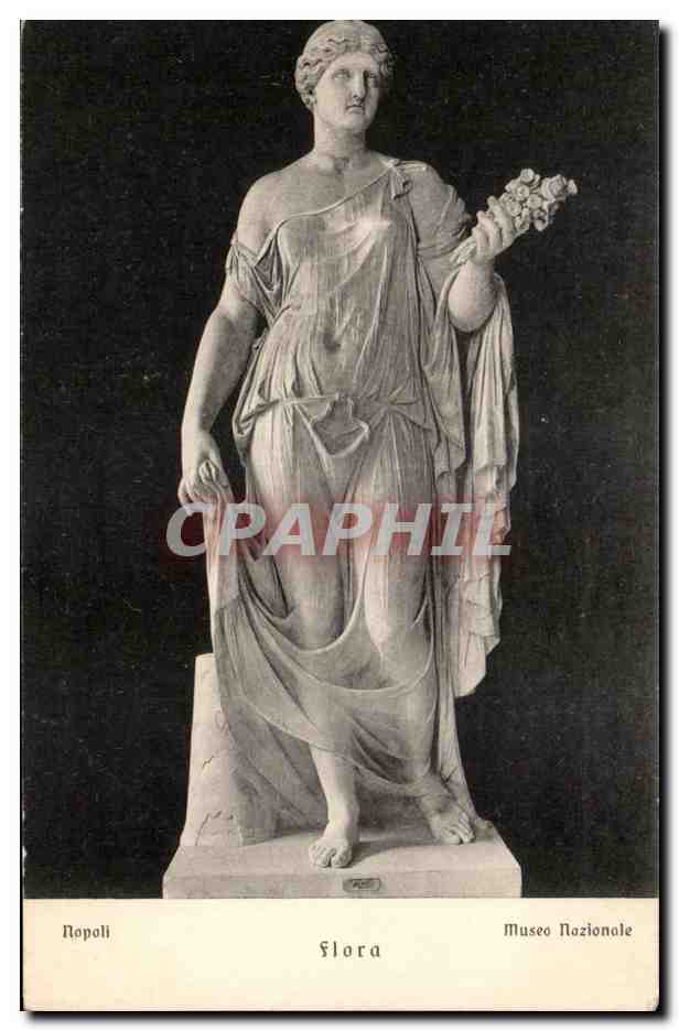 Flora — statue au Musée National de Naples — édit. Brunner & C., Como e Zürich