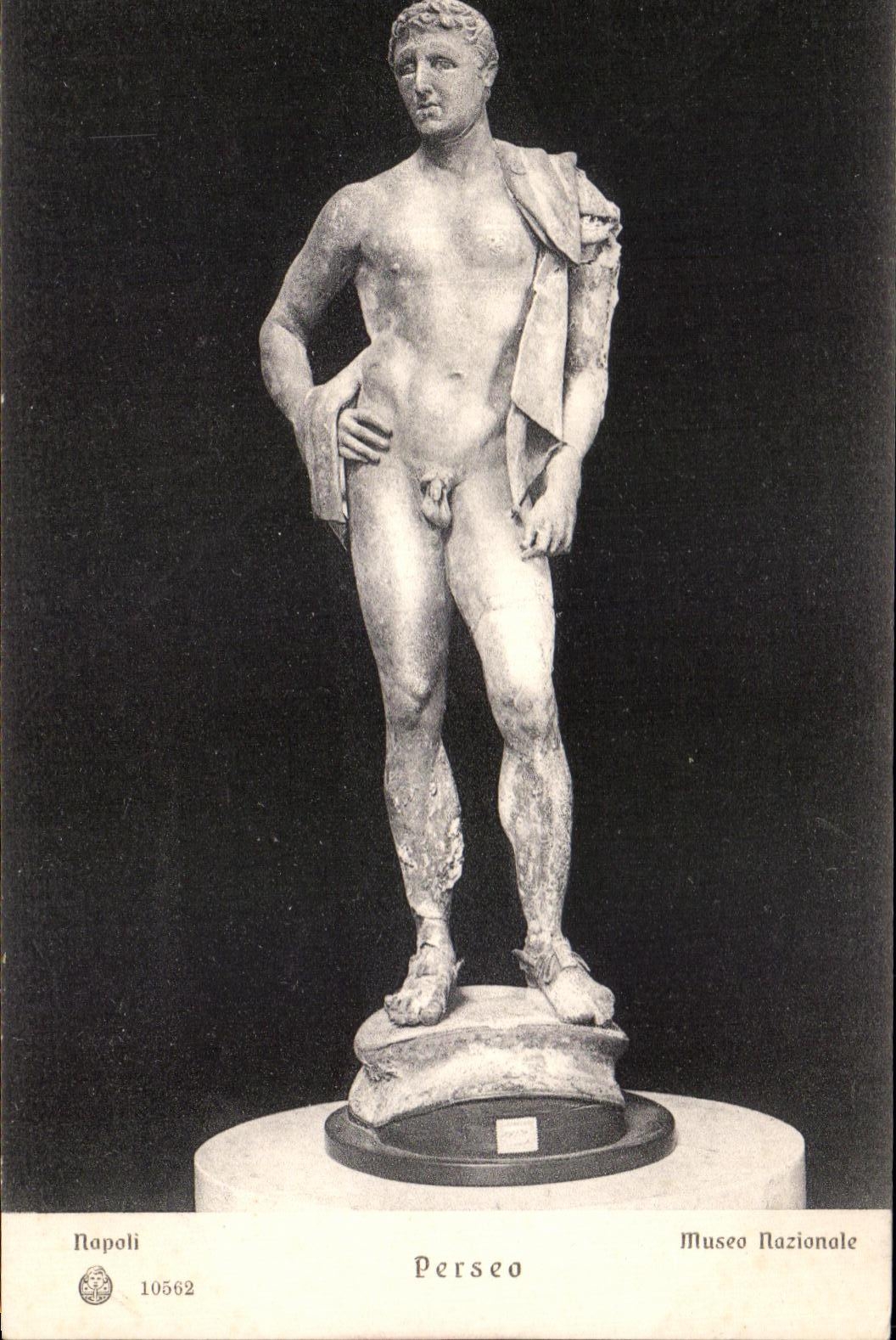 CPA Museo Nazionole Perseo Napoli