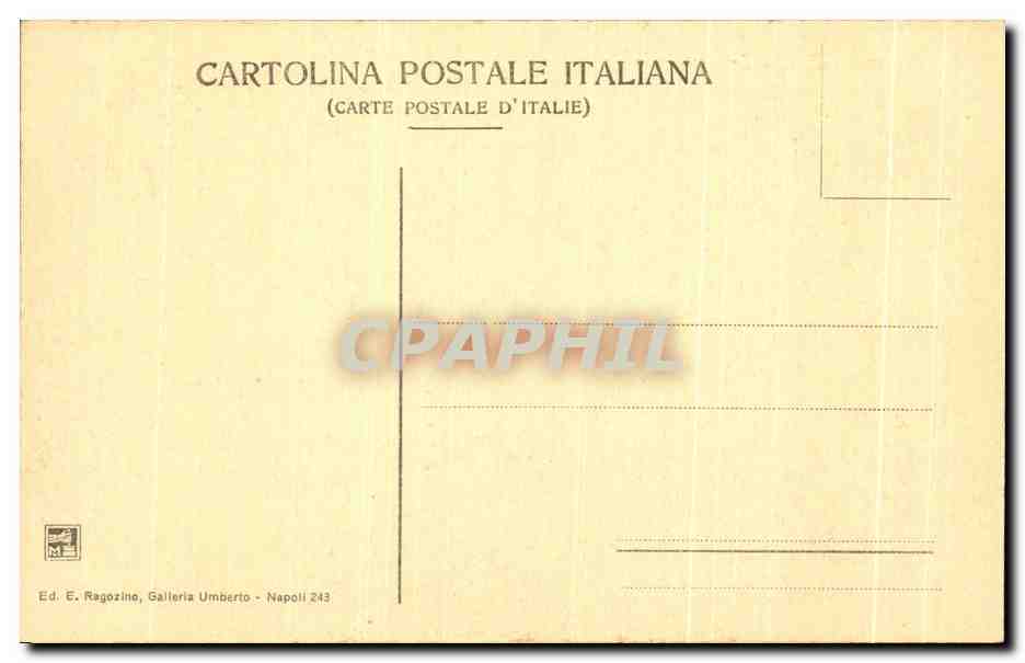 CPA Pompei Teatro Tragico — Rückseite