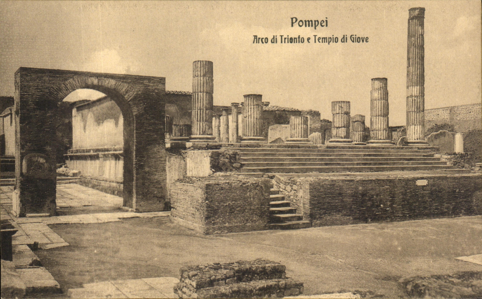 CPA Pompei Arco di Triento e Tempio di Giove