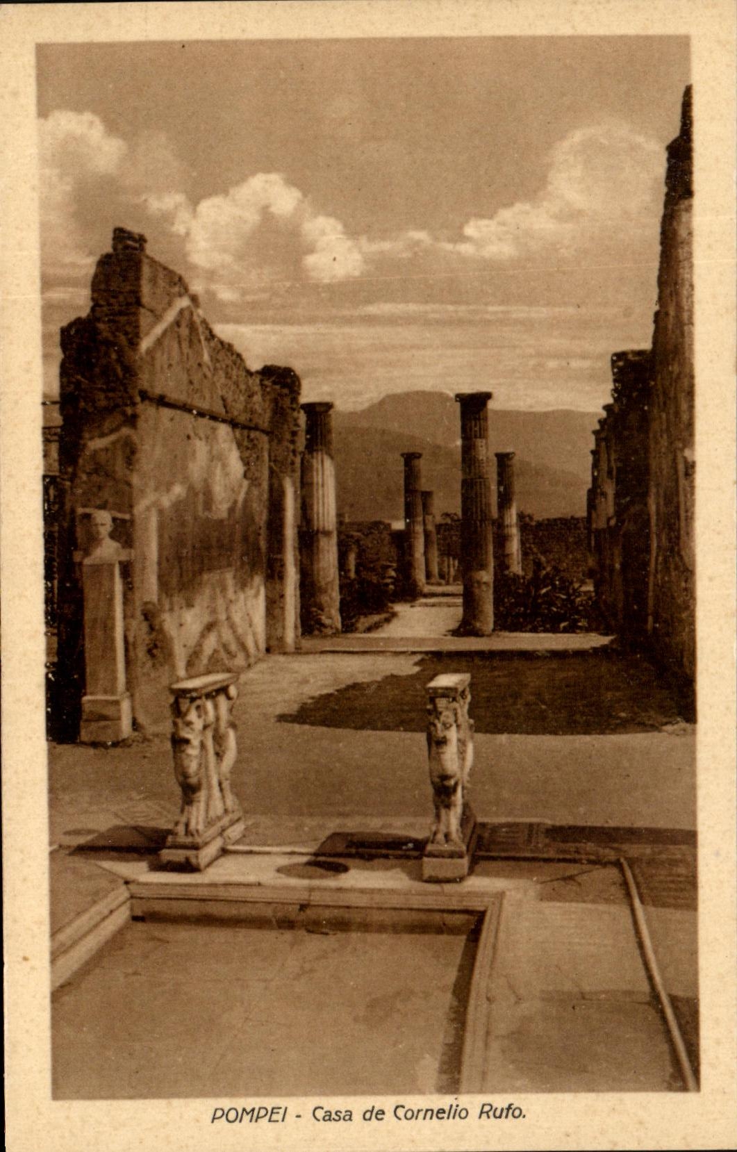 CPA Pompei Casa del Cornelio Rufo