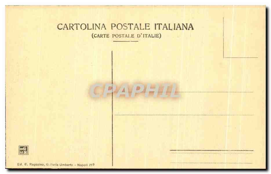 CPA Pompei Casa dei Capitelli figurati — Rückseite