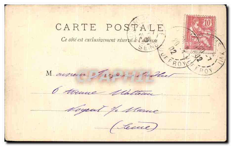 CPA Bordeaux Vue Panoramique — Verso