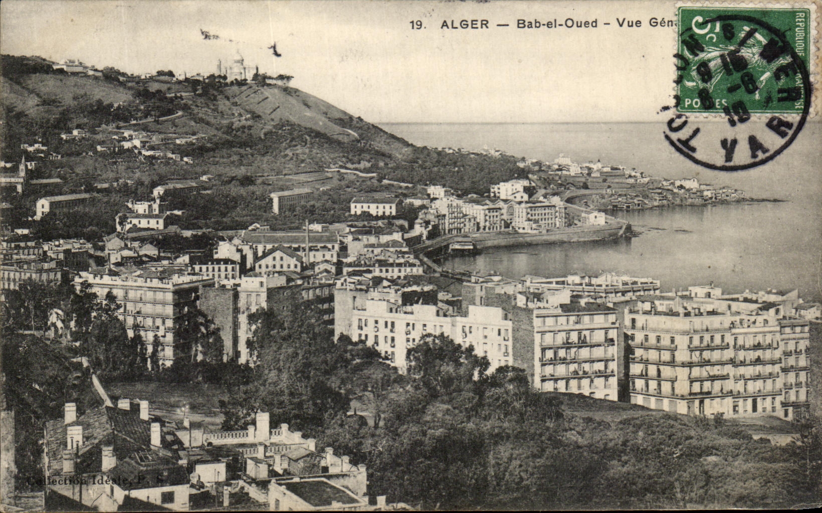 CPA Alger Bab el Oued Vue Generale Algerie 