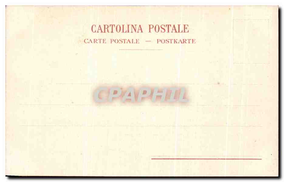 CPA Napoli col Castel dell Ove ed il Vesavio — Rückseite