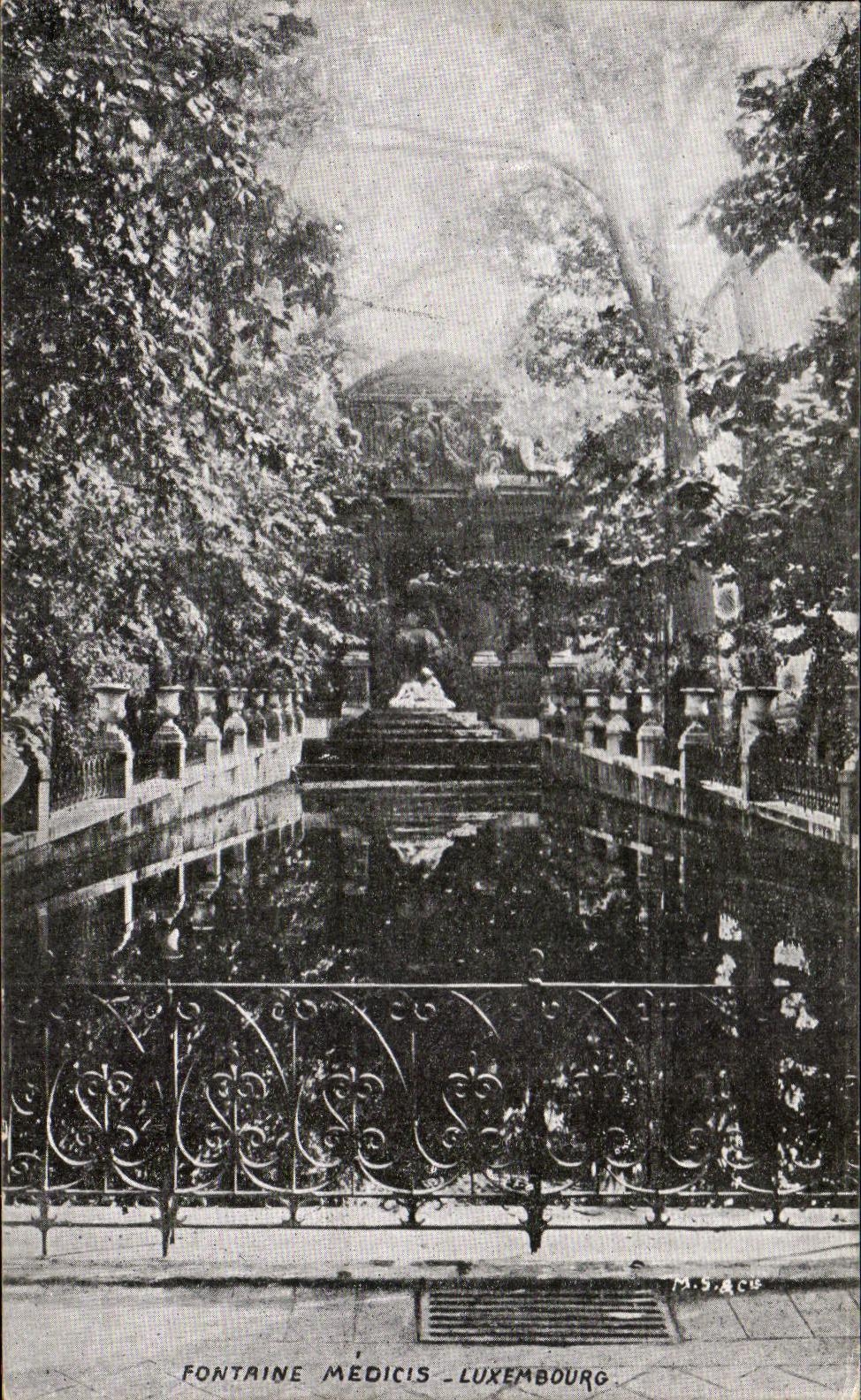 CPA Fontaine Medicis Luxembourg Paris 