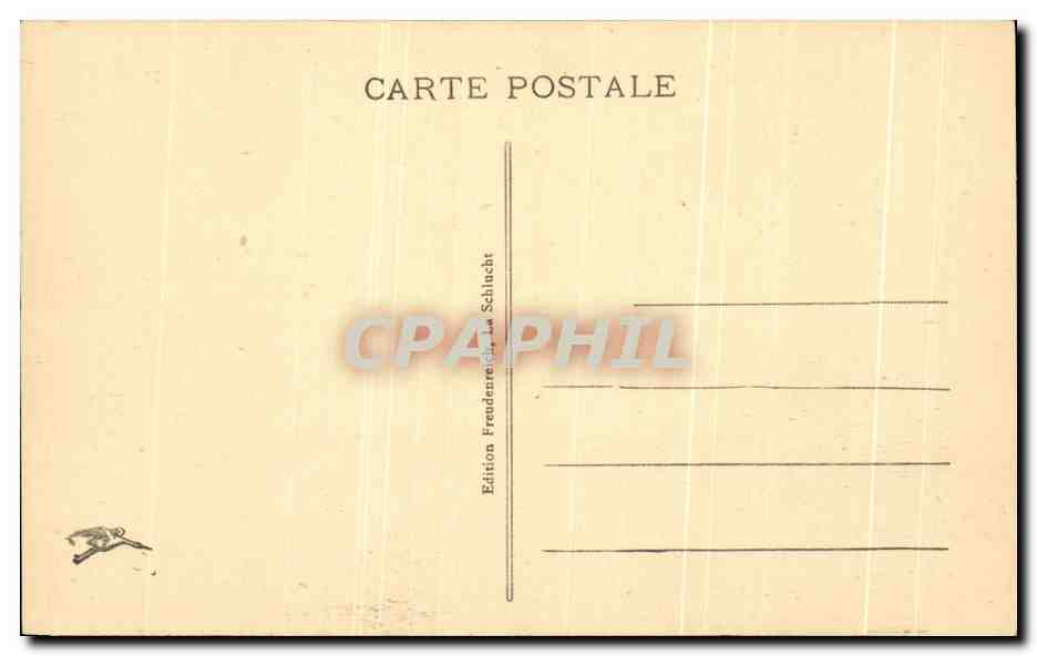 Pont de la Route de Gérardmer — Saut des Cuves — Édition Freudenreich La Schlucht, n° 1516 — Rückseite