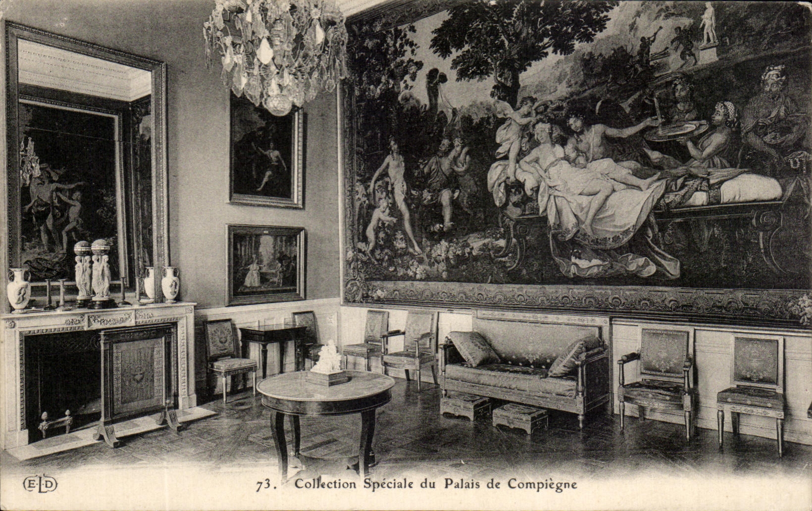 Salle du Palais de Compiègne — Collection Spéciale — Éditeur ELD, n°73