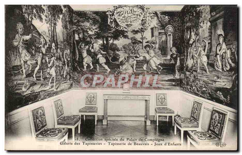 Galerie des Tapisseries - Tapisserie de Beauvais - Jeux d'Enfants — Collection spéciale du Palais de Compiègne