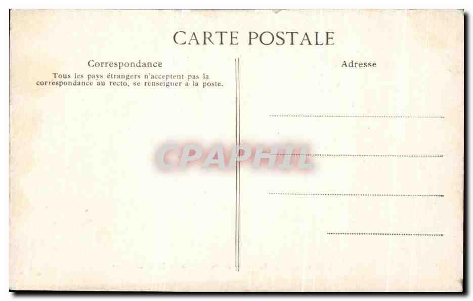 CPA Palais de Complegne Salle des Petes — Verso