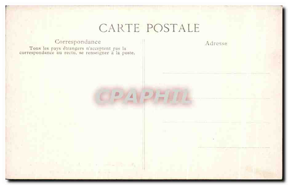 CPA Palais de Compiegne Salon des dames d'honneur — Rückseite