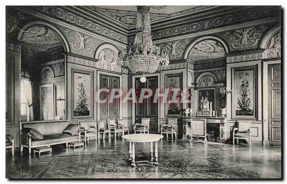 Salon des Fleurs — Ancienne chambre du Prince Impérial — Collection anglaise du Palais de Compiègne