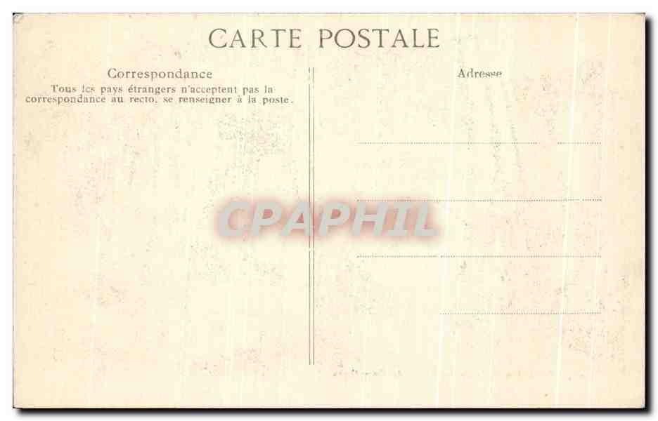CPA Palais de Compiegne Chambre a Coucher des lmperatrices Marie Louise et Eugenie — Rückseite
