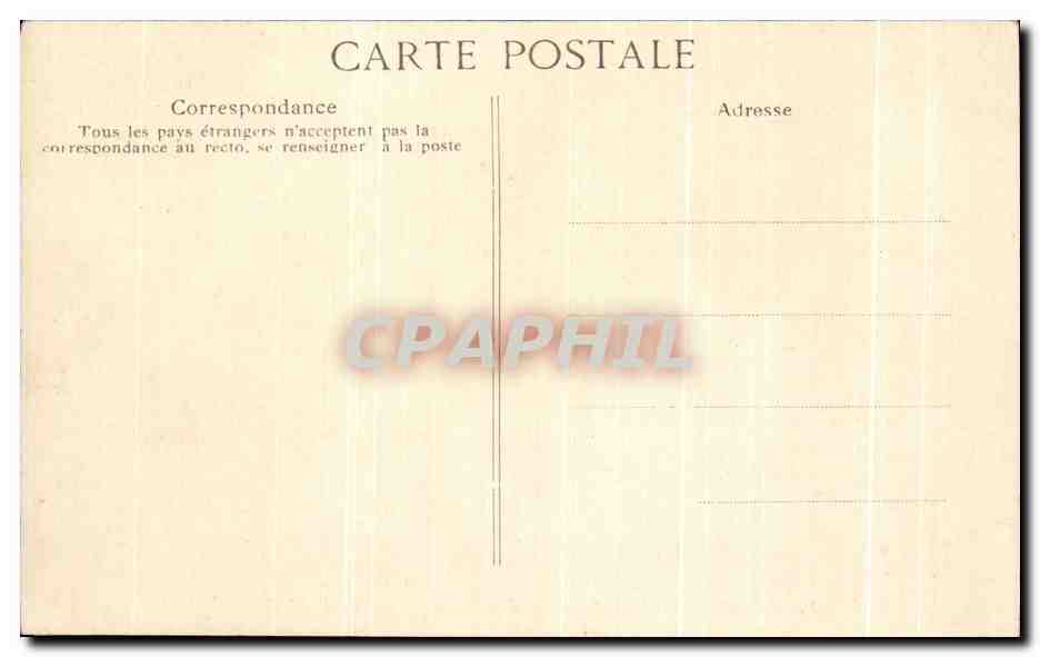 Galerie des Cerfs — Collection spéciale du Palais de Compiègne — Éditeur F.D. — Rückseite