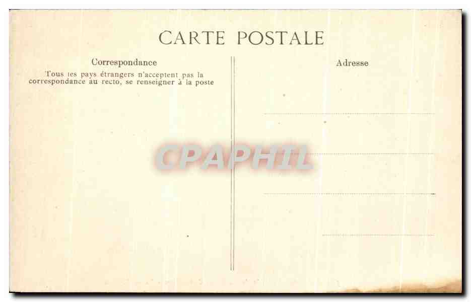 CPA Palais de Compiegne Salon de Stuc Napoleon 1er — Verso