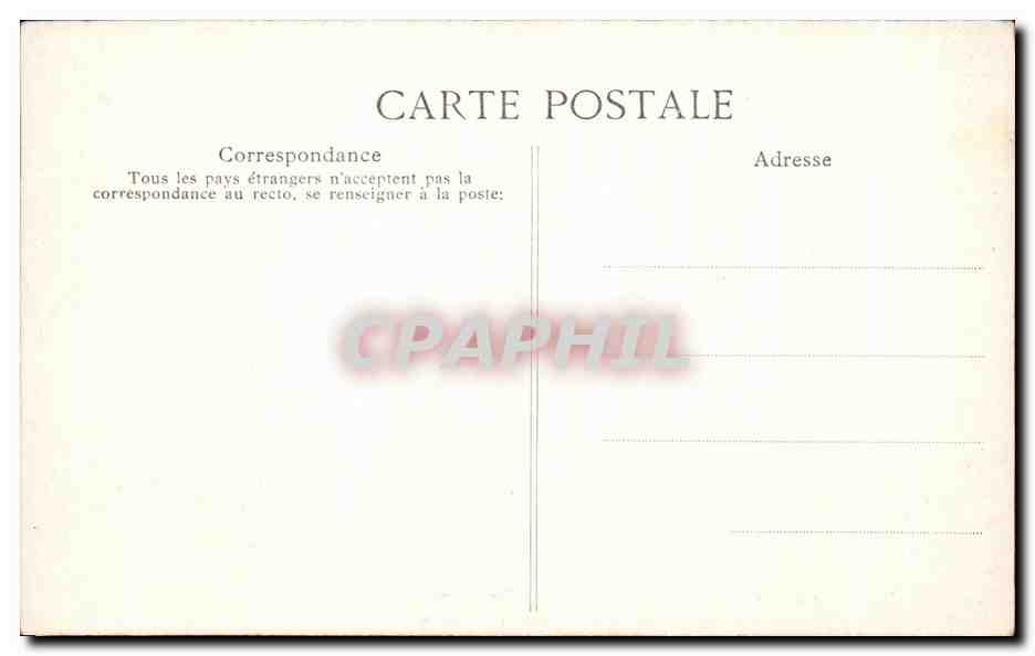 CPA Palais de Compiegne Boudoir des Inperatrices Marie Louise et Eugenie — Verso